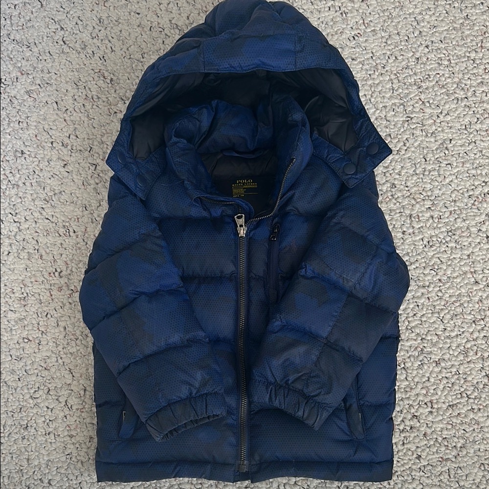 Kids Blue Puffer Jacket